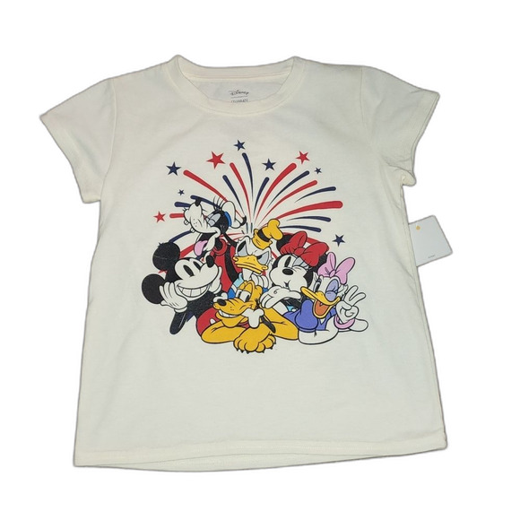 Disney Minnie & Micky Mouse Fireworks Graphic Tee - Picture 2 of 5